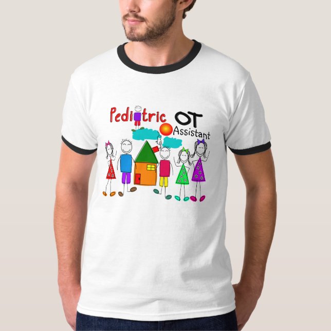 Adorable Pediatric Occupational Therapy Assistant T-Shirt (Front)