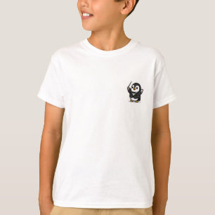 Adorable Penguin Maestro Orchestra Conductor Kids T-Shirt