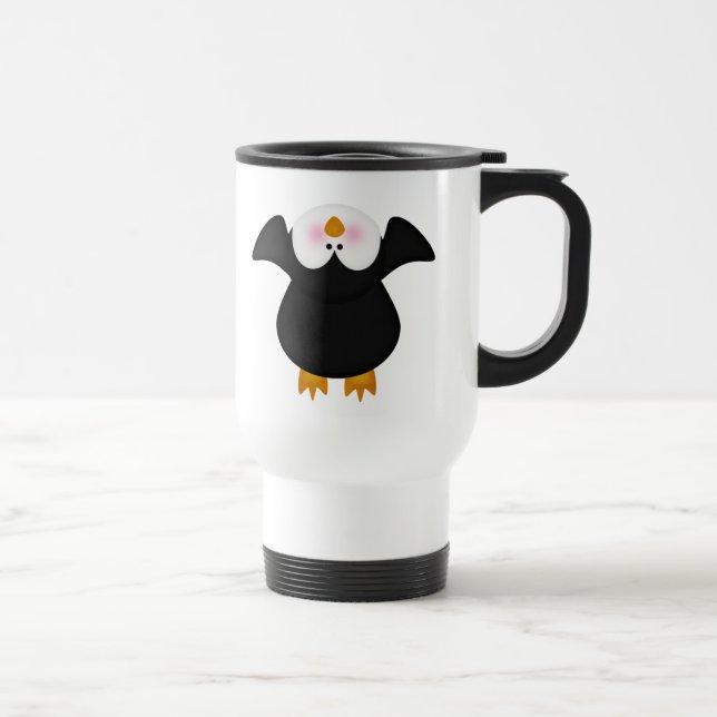 adorable Penguin Travel Mug (Right)