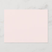 Adorable Pink and Gray Pastel Bubbles Baby Shower Invitation Postcard (Back)