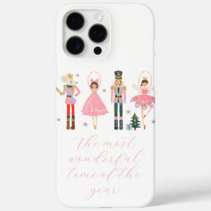 Adorable Pink Nutcracker Christmas Holiday iPhone 16 Pro Max Case