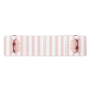 Adorable Pink Stripes Lotus Beer Pong Table