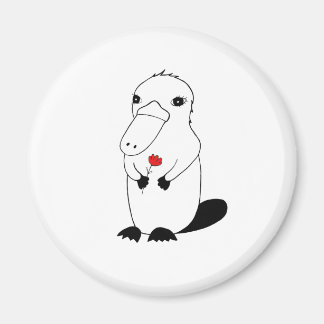 Adorable platypus magnet