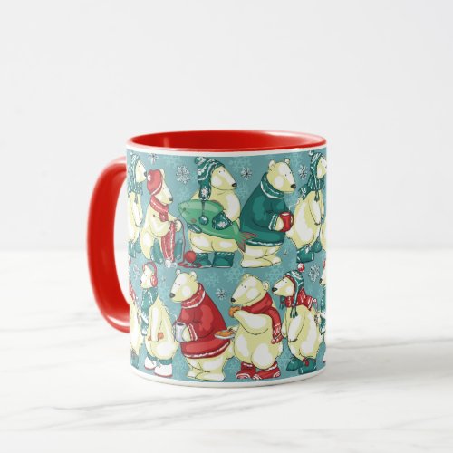 Adorable Polar Bears Mug