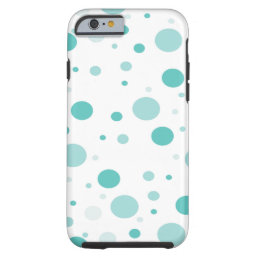 Adorable Polka Dots Pattern Tough iPhone 6 Case
