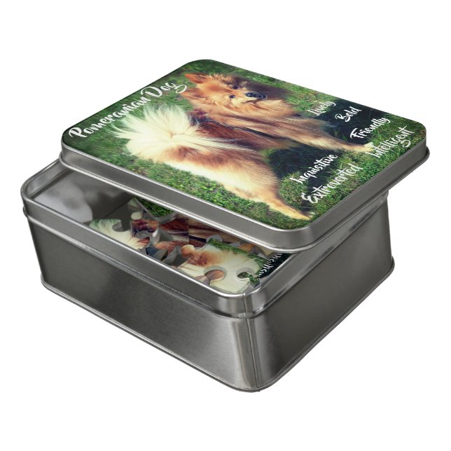 Adorable Pomeranian Dog Traits  Jigsaw Puzzle (Lid Open)