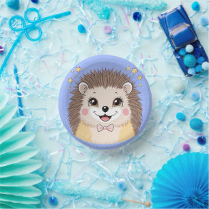 Adorable porcupine animal pet cartoon Birthday Paper Bowls