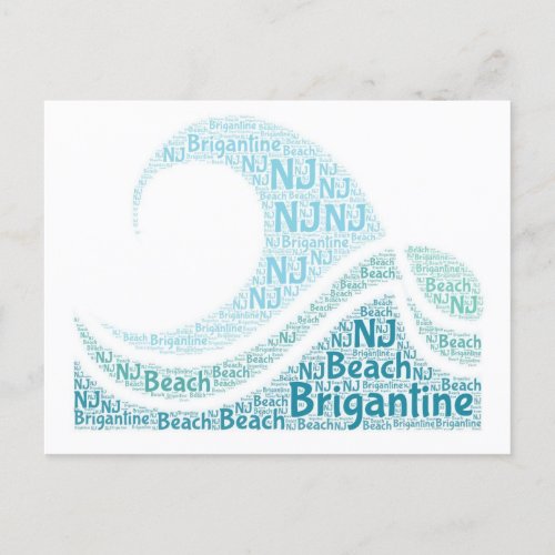 Adorable Postcard from Brigantine NJ