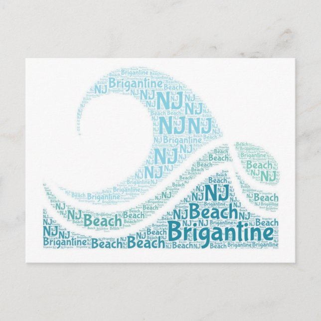 Adorable Postcard from Brigantine, NJ (Front)