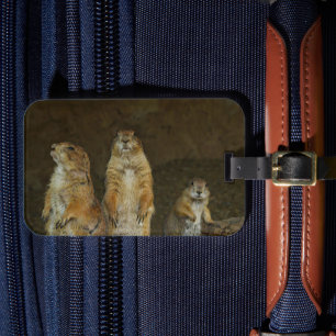 Adorable Praririe Dogs Luggage Tag