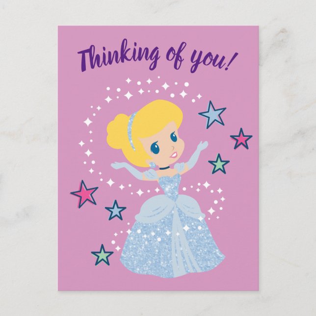 Adorable Princess Cinderella Postcard (Front)