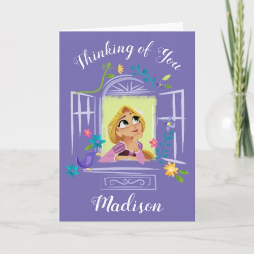 Adorable Princess Rapunzel Card