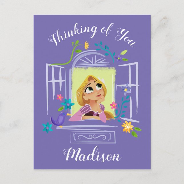 Adorable Princess Rapunzel Postcard (Front)
