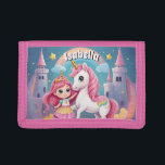 Adorable Princess Unicorn  Trifold Wallet<br><div class="desc">Indulge in enchantment with our Adorable Princess Unicorn Trifold Wallet! Featuring a charming design capturing the magical bond between a princess and her unicorn,  this wallet adds a touch of whimsical charm to your everyday essentials.</div>