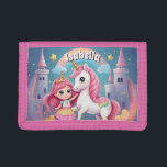 Adorable Princess Unicorn  Trifold Wallet<br><div class="desc">Indulge in enchantment with our Adorable Princess Unicorn Trifold Wallet! Featuring a charming design capturing the magical bond between a princess and her unicorn,  this wallet adds a touch of whimsical charm to your everyday essentials.</div>