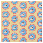 Adorable Pug and Butterfly Fabric