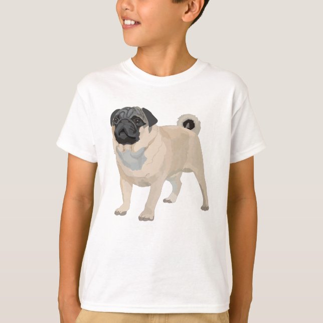 Adorable Pug T-Shirt (Front)