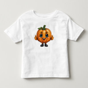 Adorable Pumpkin with face   Toddler T-shirt