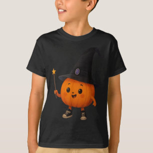 Adorable Pumpkin Wizard T-Shirt