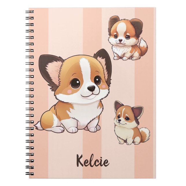 Adorable puppy dogs, notebook (Front)