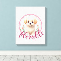 Adorable Puppy Nursery Wall Decor