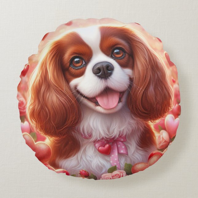 Adorable Puppy Pillow Hearts (Front)