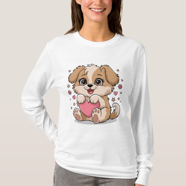 Adorable Puppy T-Shirt – A Touch of Cutenes (Front)