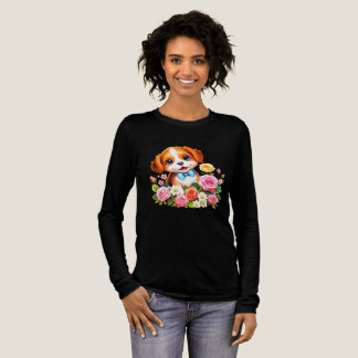 Adorable Puppy with Colorful Ball - Dog Dogs for S Tri-Blend Shirt