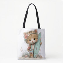 ADORABLE QUIRKY SUMMER THEMED KITTEN
