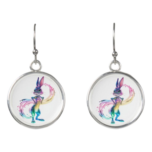 Adorable Rabbit Earrings (Front)