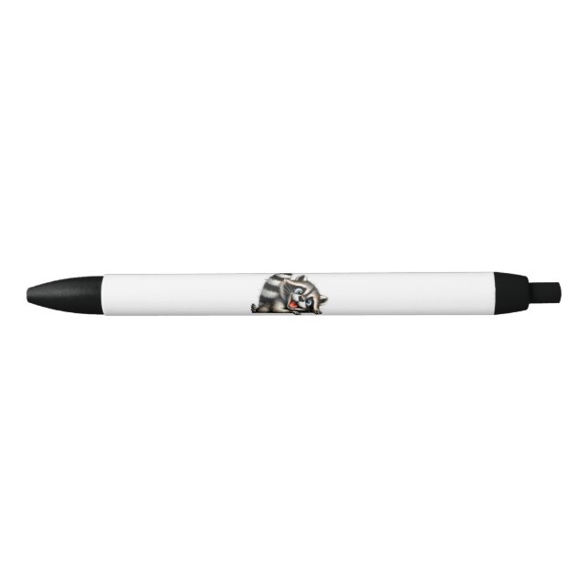 Adorable Raccoon Christmas Peek - Cute Holiday Gif Pen (Front)