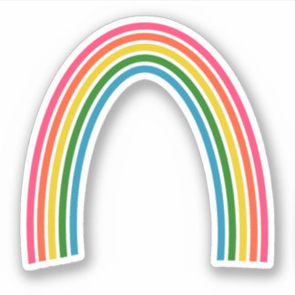 Adorable Rainbow Sticker