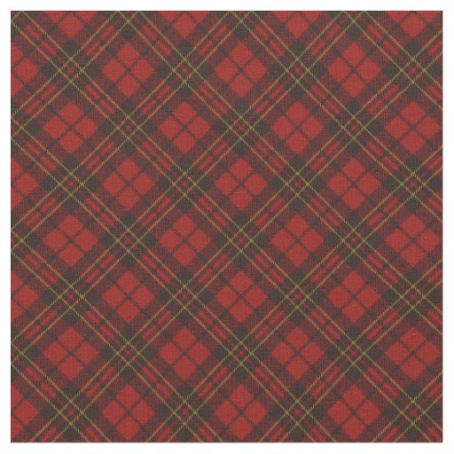 Adorable Red Christmas tartan Fabric Zazzle