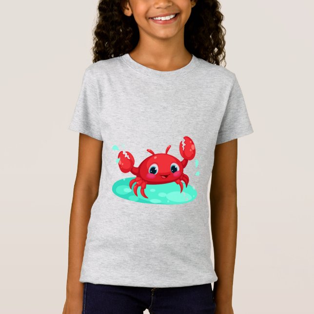 Adorable Red Crab T-Shirt (Front)