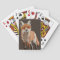 Adorable Red Fox Painting Playing Cards