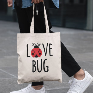 Adorable Red Ladybug - Spring Nature Tote Bag