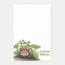 Adorable Red Panda Kids Personalized