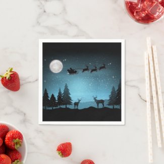 Adorable Reindeer At Night