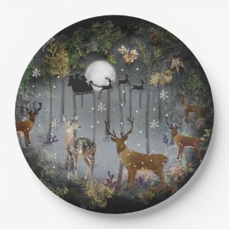 Adorable Reindeer At Night