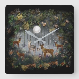 Adorable Reindeer At Night