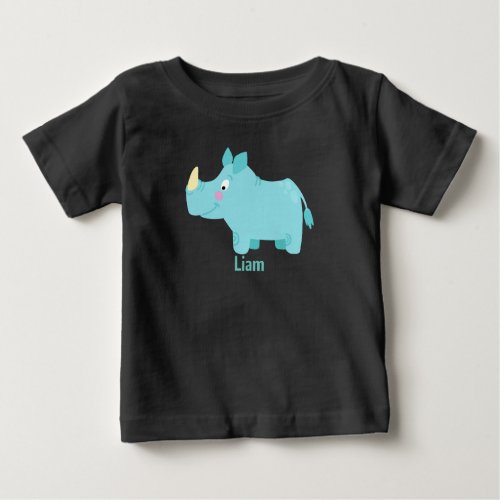 Adorable Rhino T_Shirt for Baby Boy