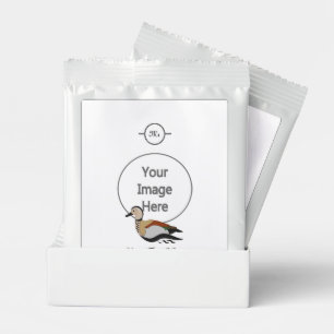 Adorable Ringed Teal Duck Swimming Margarita Drink Mix