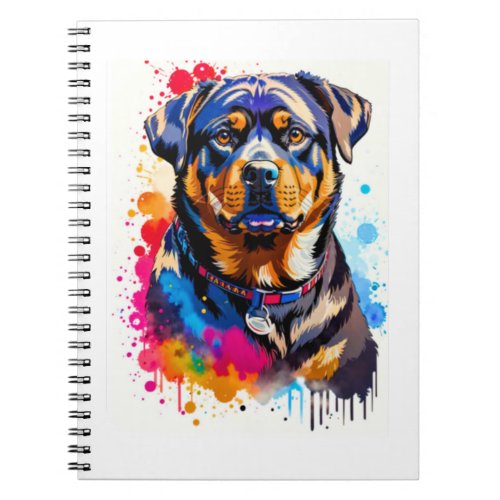 Adorable Rottweiler Notebook