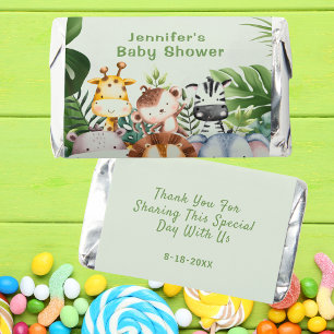 Adorable Safari Baby Shower Hershey's Miniatures