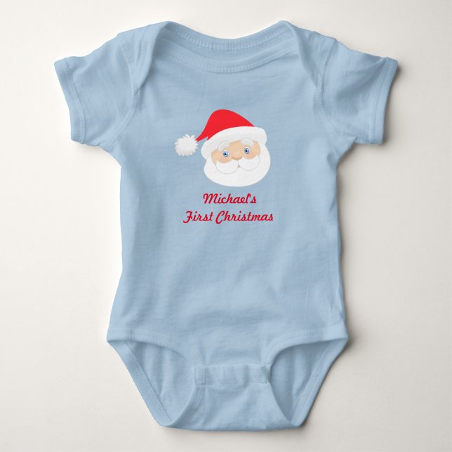 Adorable Santa Baby Bodysuit (Front)