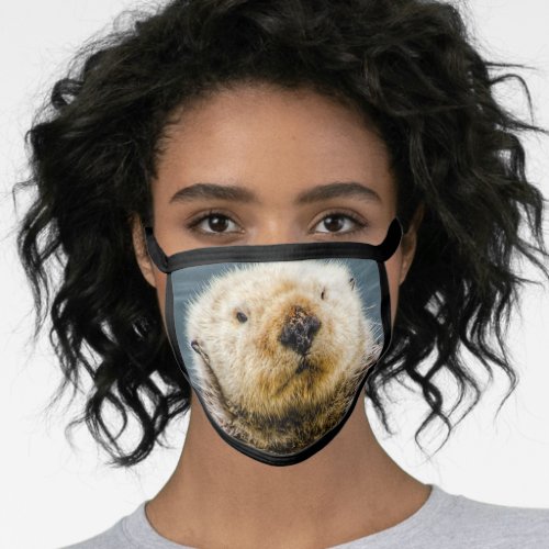 Adorable Sea Otter all over cotton Blend Facemask Face Mask