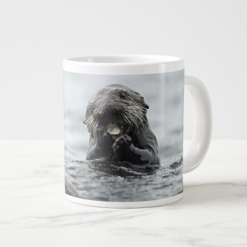 Adorable Sea Otter Giant Coffee Mug