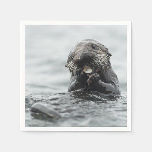 Adorable Sea Otter Napkins