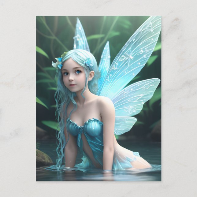 Adorable sexy Fairy Postcard (Front)