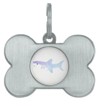 Adorable Shark Pet Name Tag